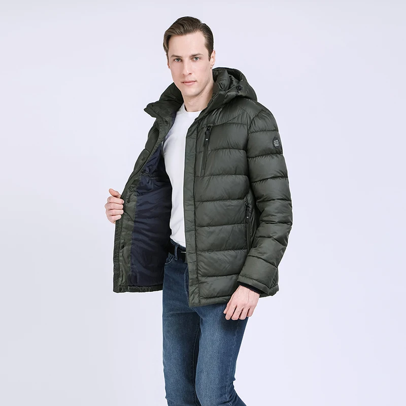 Зимняя мужская куртка, высокое качество, полиэстер с подкладкой, пальто с капюшоном, мужская куртка, зимняя теплая парка, Homme, зимнее пальто для улицы
