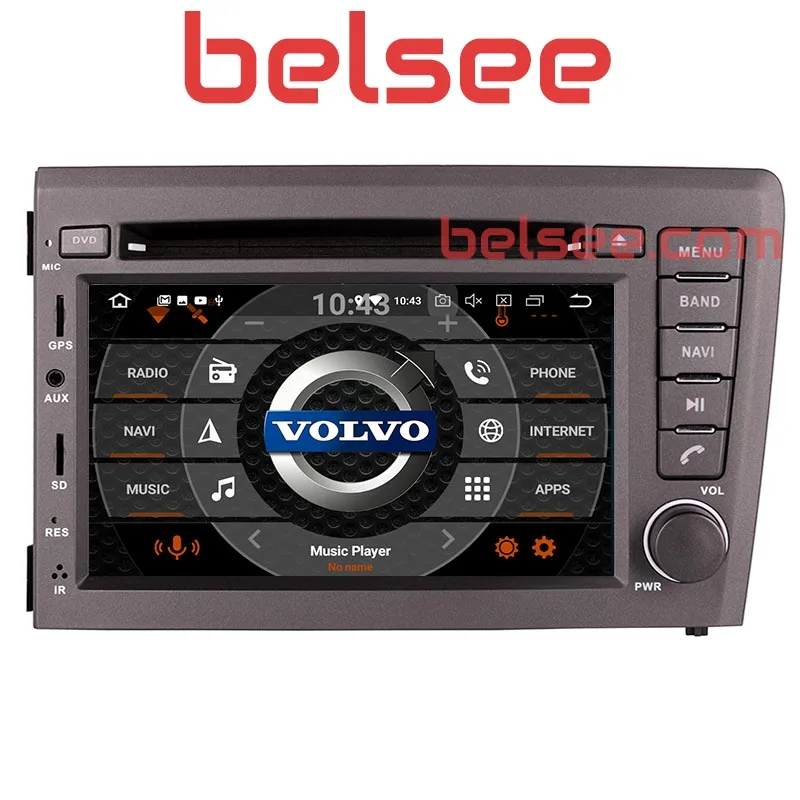 Автомагнитола Belsee для Volvo V70 S60 XC70 2000 2004 Android 8 0 ядер 4 Гб стерео Bluetooth GPS навигация