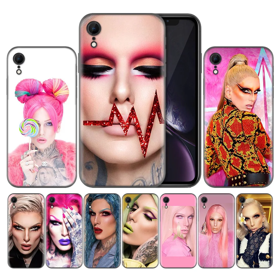 

Case For Apple iPhone 7 7S 8 Plus X XS Max XR 5 5s SE 6 6s Soft Silicone ipone Shell Back Cover Capa Jeffree Star
