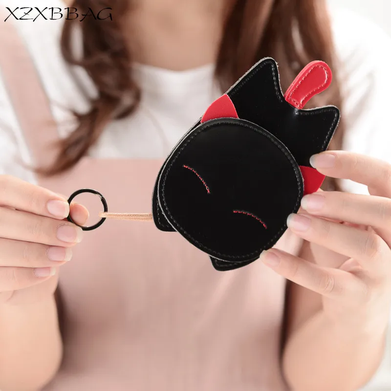 XZXBBAG Cute Cartoon Cat font b Key b font font b Wallets b font Women font