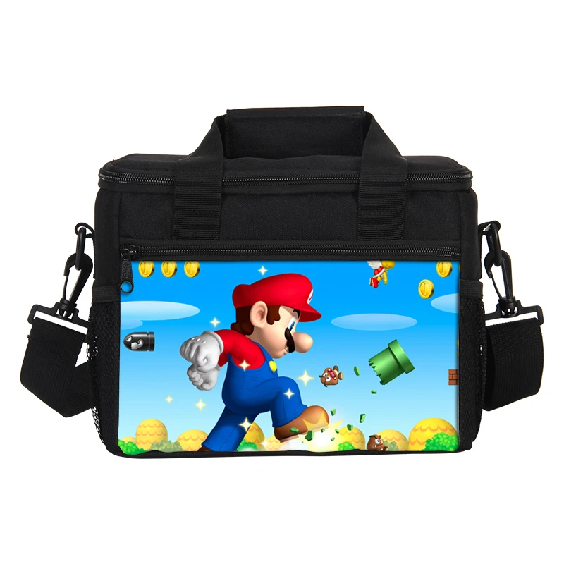2019 термальные сумки для обеда Super Mario девочек и мальчиков школьный Ланч бокс