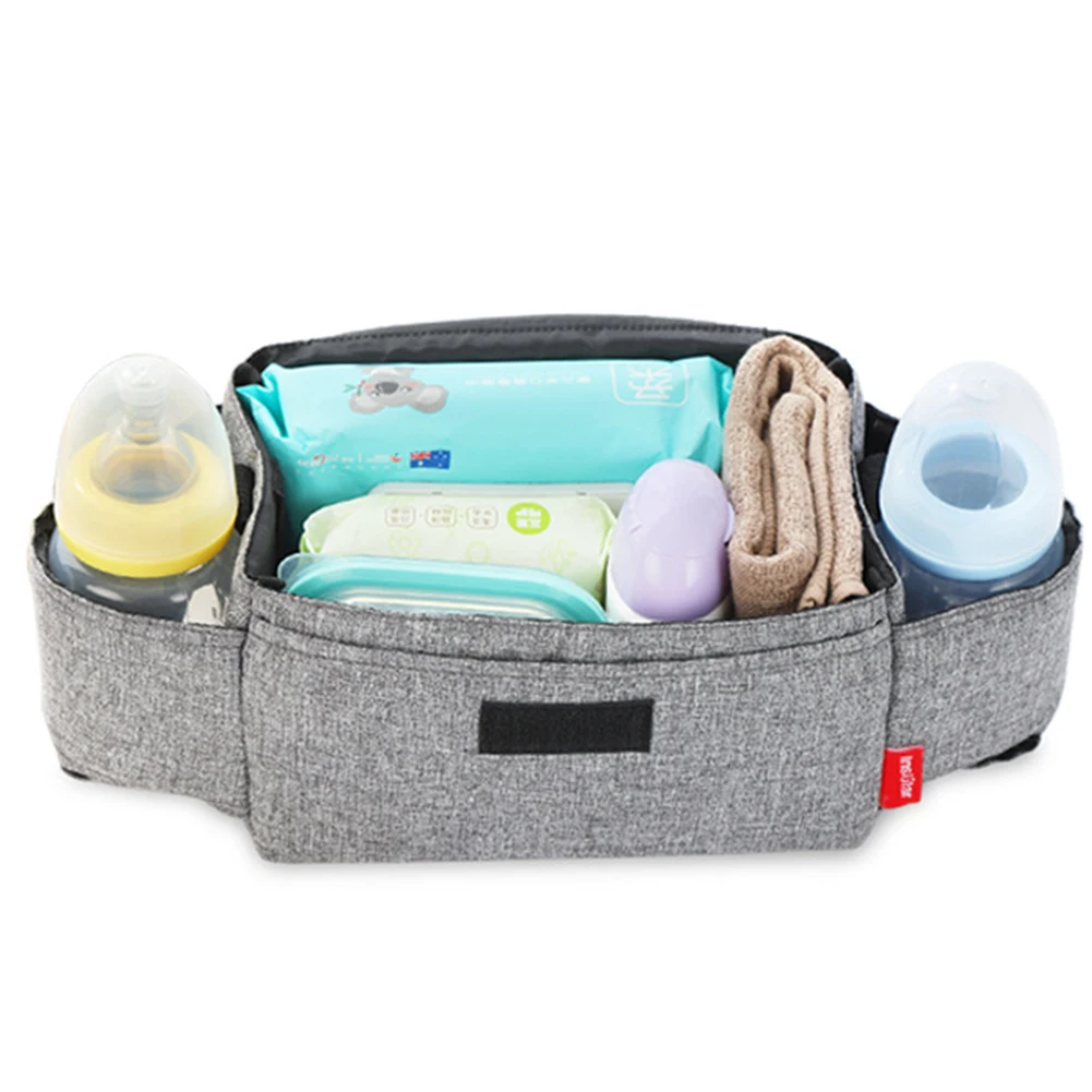 

Durable Stuff Multi Pocket Multifunction Portable Hanging Flip Type Storage Bag Shopping Stroller Use Diaper Organizer Baby Care