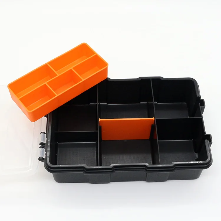 Plastic parts box packing  tool   bait  hardware fittings  frosted plastic screw receive a case small tool chest