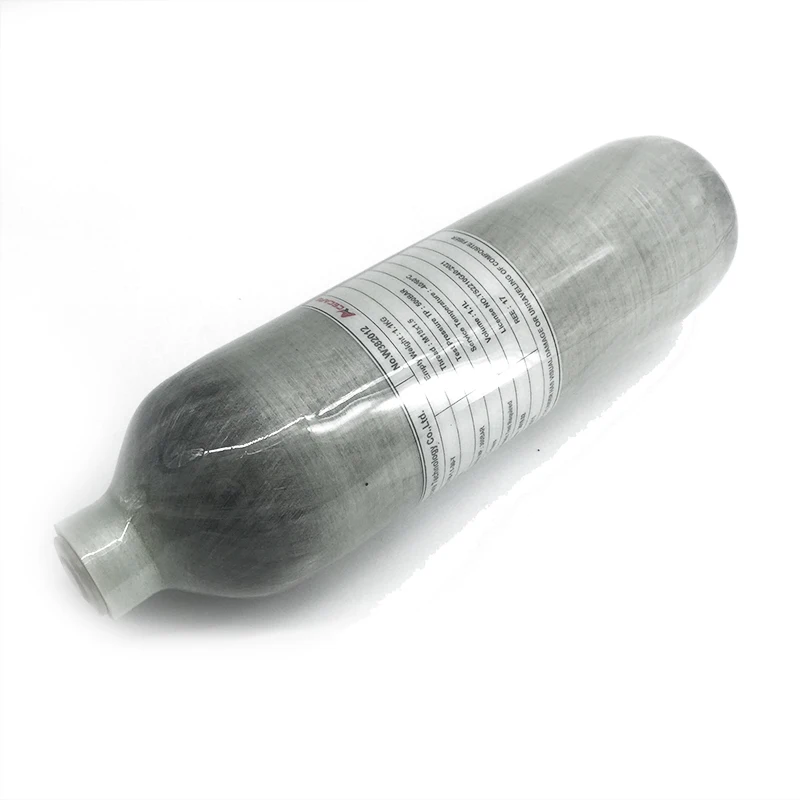 Acecare 1.1L Hpa Adapter Paintball Cylinder And Din Scuba Valve Compressed Air Gun 5.5 Rifle Compressed Air Free Sale Grey