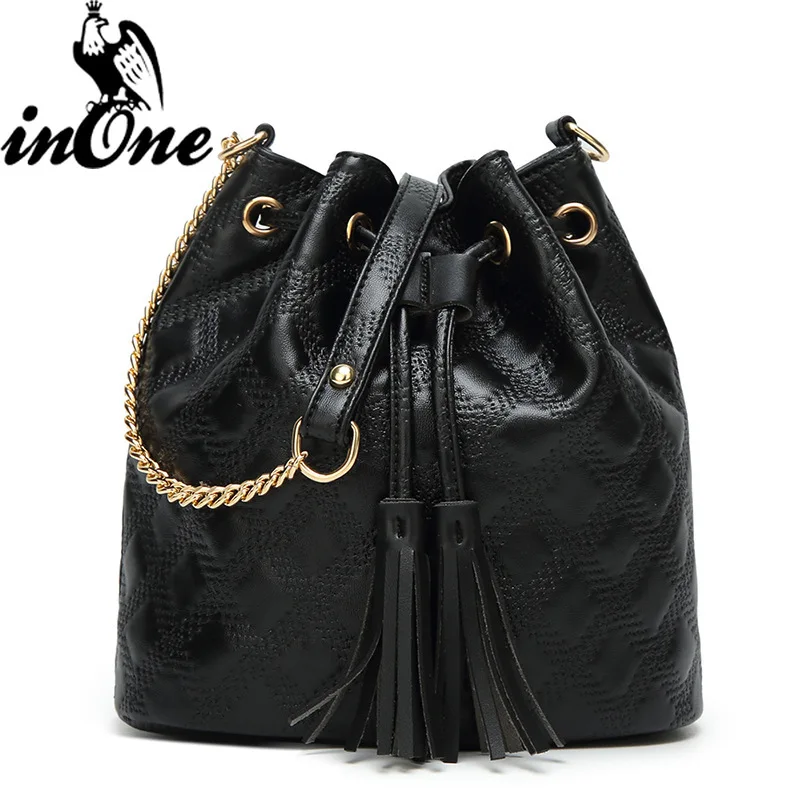

Ladies Plaid Bucket Vegan Leather Shoulder Messenger Crossbody Bags for Women 2019 Bolsa Feminina Cymka Purses and Handbags Bag