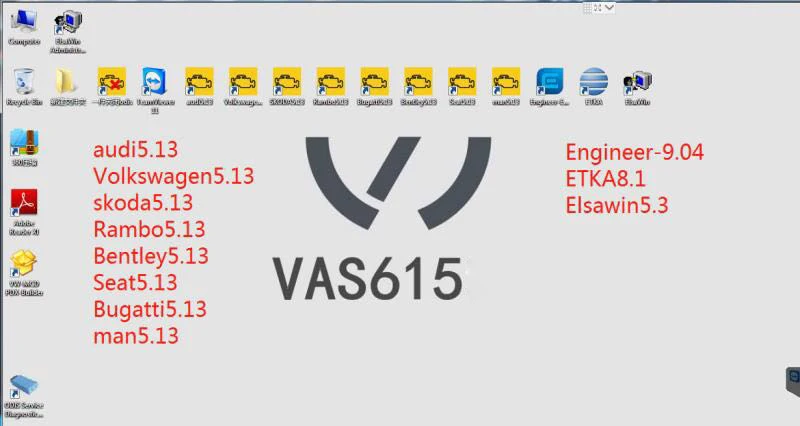 VAS 6154 ODIS V5.13 OKI полный чип VAS6154 wifi для Audi/Skoda лучше, чем VAS5054 с HDD ODIS установленное программное обеспечение Поддержка UDS