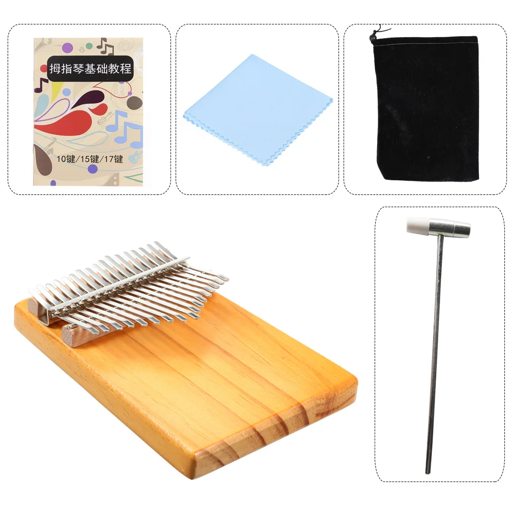 

17 Keys Kalimba Mbira Pocket Musical Instrument Finger Piano Kalimba Portable Thumb Piano