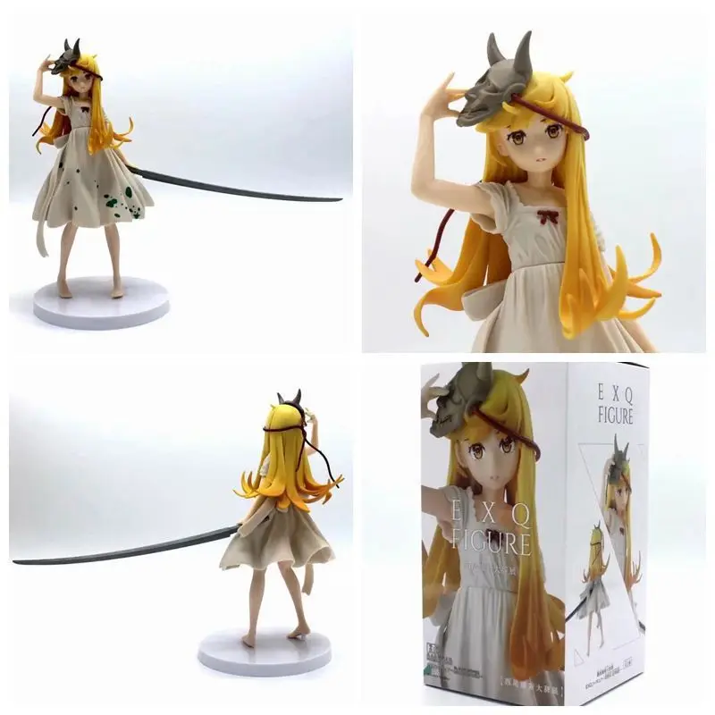 Оригинальная фигурка банpresto Oshino Shinobu Коллекционная ПВХ сексуальная фигура экшн