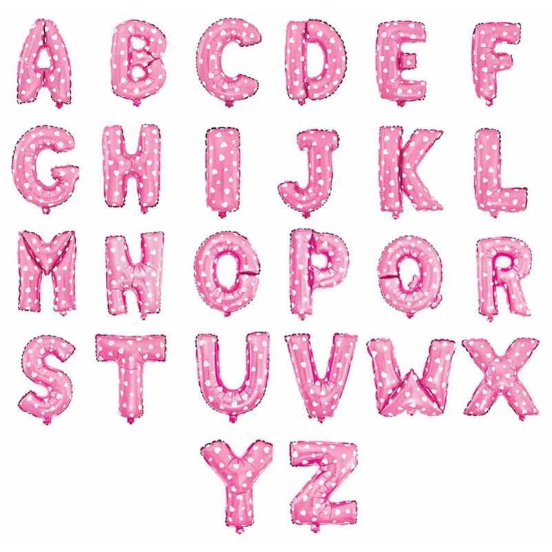 DH_16inch letter balloons -pink -1