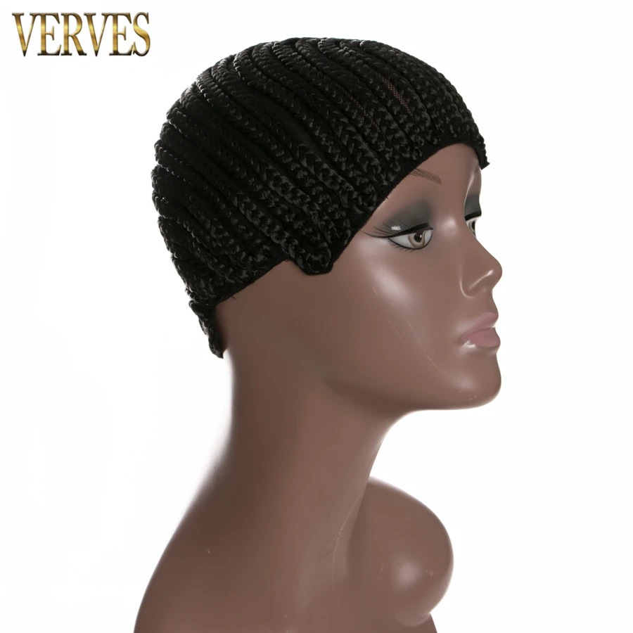 

Cornrow Wig Caps For Making Wigs With Adjustable Strap Braided Products 1 piece synthetic Women Hairnets Easycap