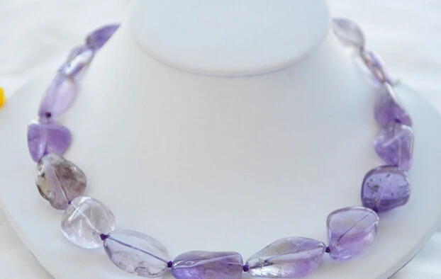 

ddh003164 nature 18" lavender massive amethyst NECKLACE 28% Discount