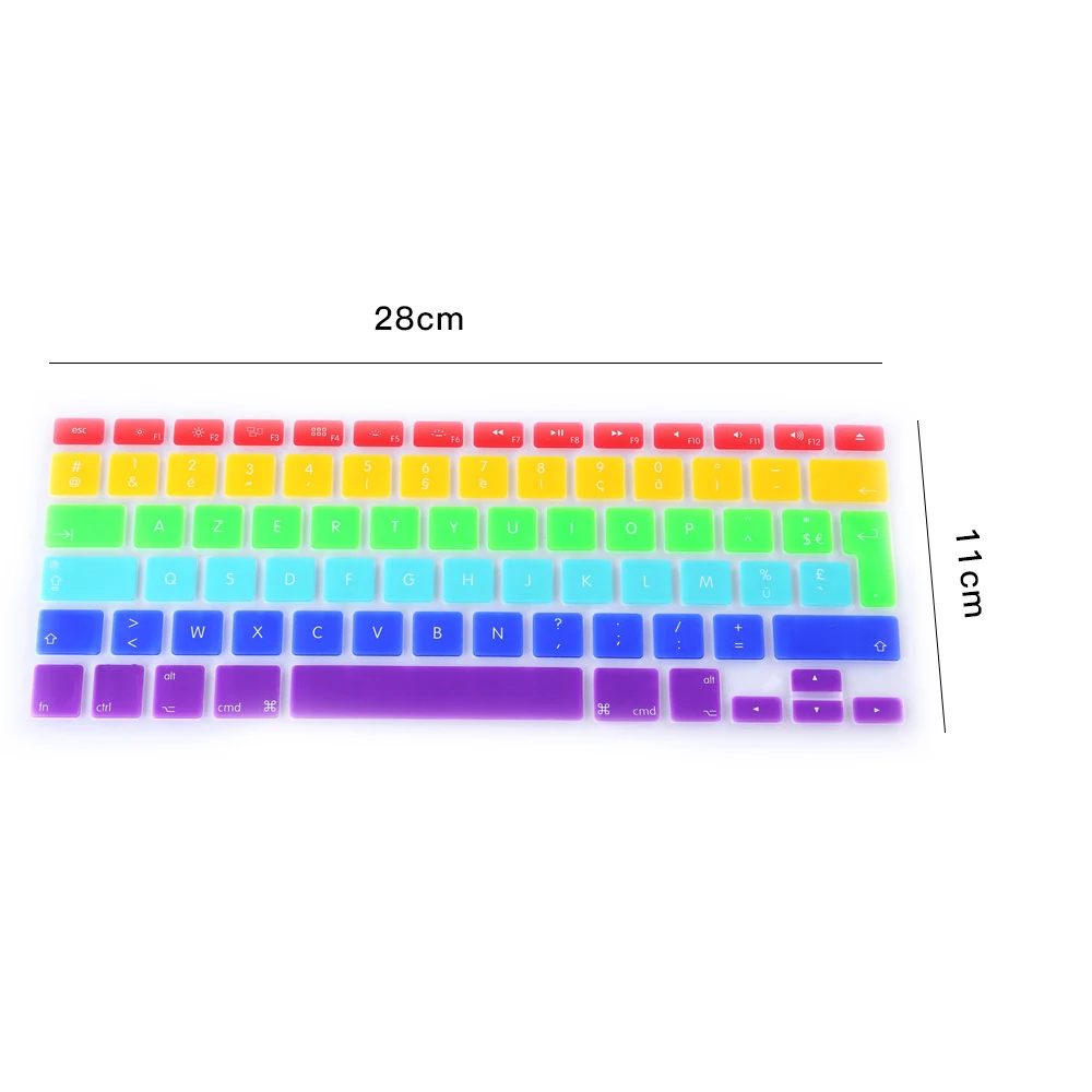 

Keyboard Protective Film For Macbook Air Pro 11 13 15 17 Notebook Rainbow Colors Replacement Keyboard Cover For Laptop Computer