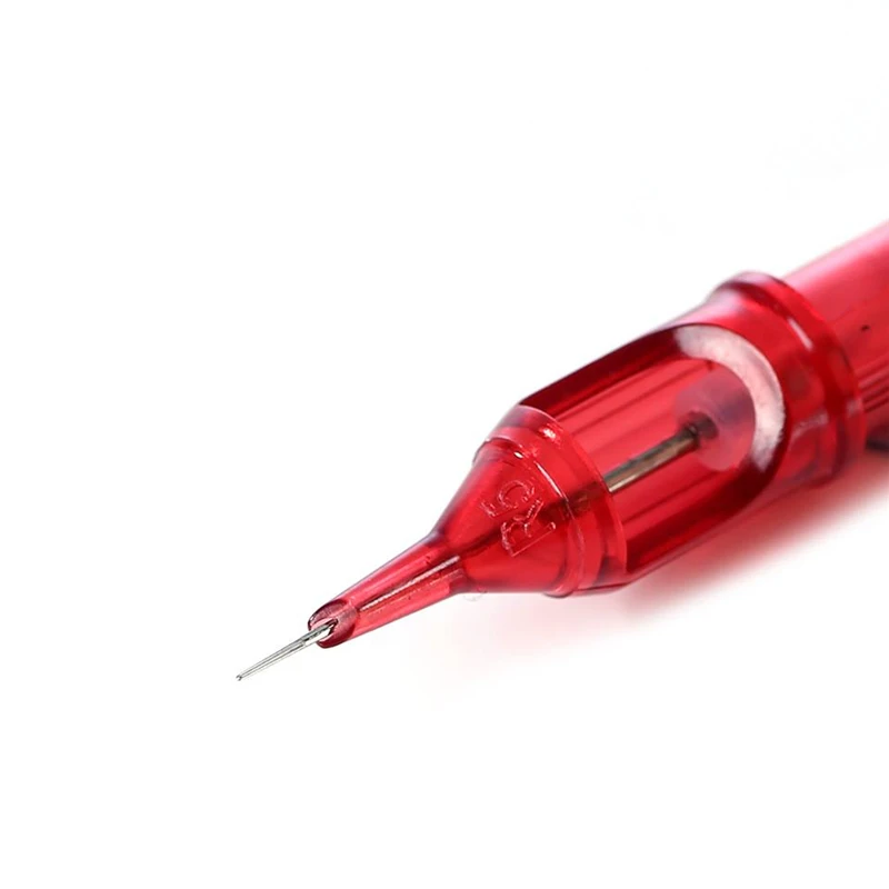 Disposable Tattoo Needles RL Cartridge Needle for Machine Pen Grip 10pcs Liner Shader Silicone Permanent Makeup RS RM M1