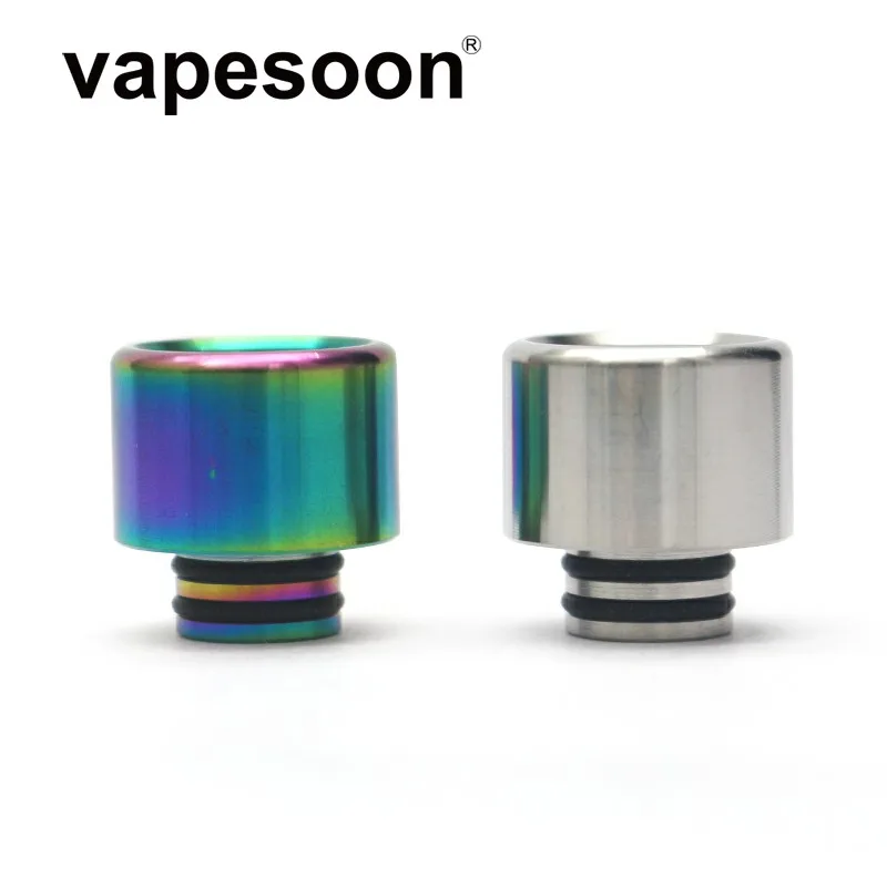 VapeSoon 510 нержавеющая сталь Радуга анти Жареное масло капельный наконечник для TFV8