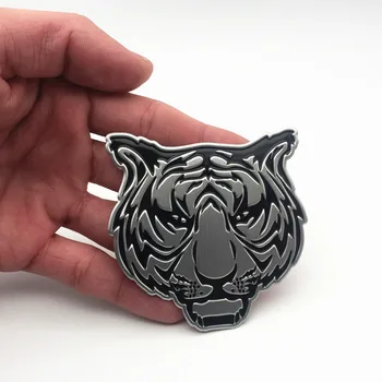 

Metal 3D Car Decoration Animal Stickers Logo TIGER HEAD Aluminium Emblem Badge Decal Auto Auto Styling Motorcycle