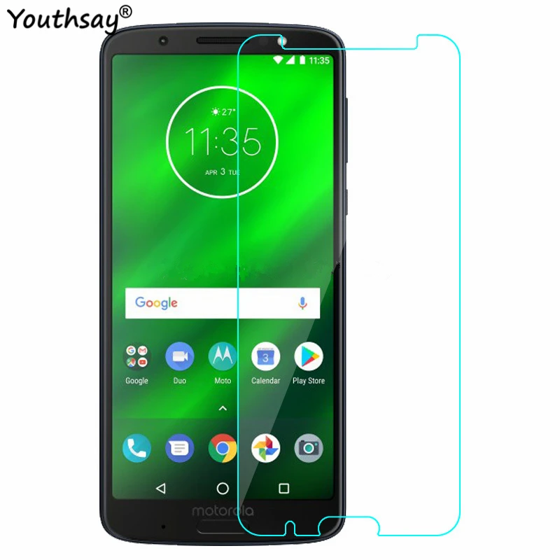 Для Moto G6 Plus ультра-тонкий протектор экрана из закаленного стекла для Moto G6 Plus стеклянная пленка для lenovo Moto G6 Plus Youthsay 2 шт