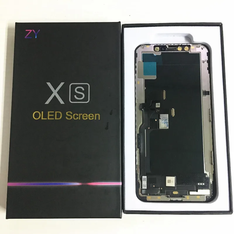 Протестированный TFT ZY OLED GX OLED ЖК-дисплей для iphone X XR XS lcd s для iphone X кодирующий преобразователь сенсорного экрана в сборе Запасная часть