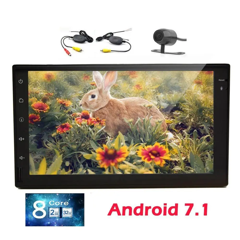 Discount 7" Android 7.1 2 Din Car Stereo GPS Navigation Head Unit Bluetooth GPS FM Radio Receiver Support WiFi/1080p/OBD2/4G/Rear Cam 0 Discount 7" Android 7.1 2 Din Car Stereo GPS Navigation Head Unit Bluetooth GPS FM Radio Receiver Support WiFi/1080p/OBD2/4G/Rear Cam 0