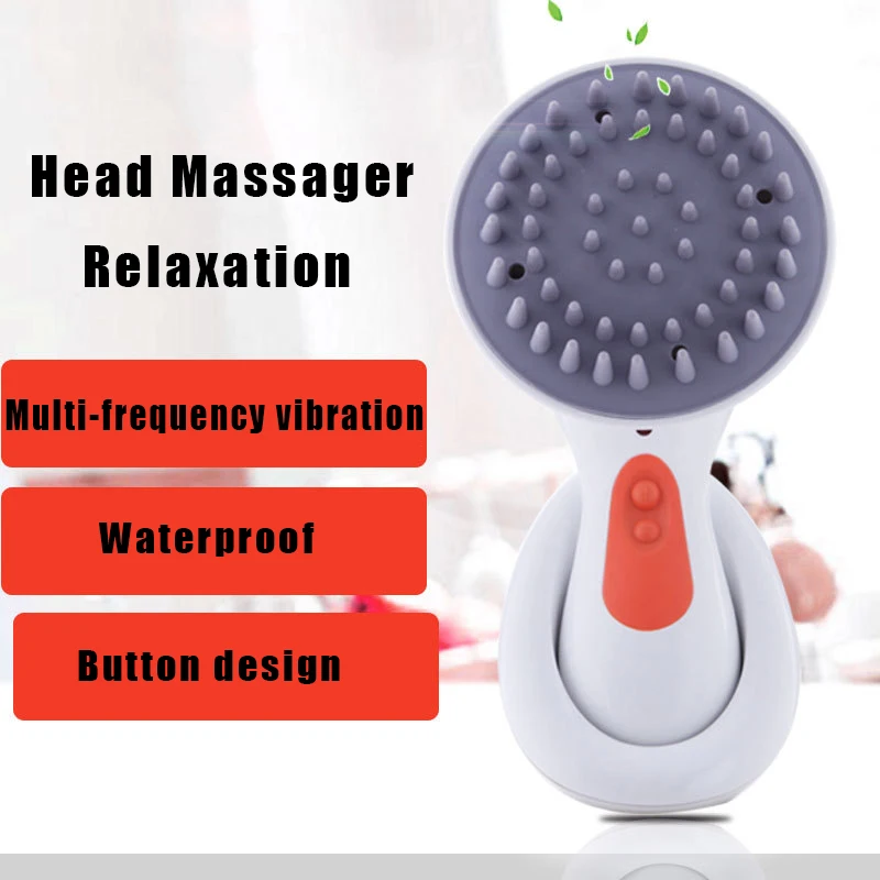 Electric Head Scalp Massager Brain Relaxation Relax Massager Headache Stress Rel
