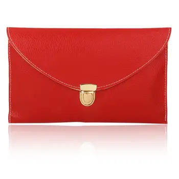 

Fashion women's clutch bag envelope bag PU leather candy multicolor chain shoulder bag canta handbag