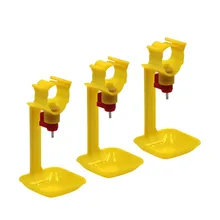 10 шт. поилка для кур, чашки для сосков, автоматические встроенные подвесные чашки с 25 мм трубками, Шариковые соски, инструменты для подачи воды для птицы