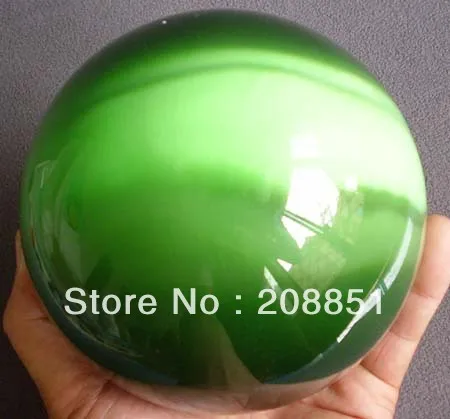 

4.7" BEAUTIFUL GREEN CAT EYE CRYSTAL SPHERE BALL HEALING China , Wholesales Price,Free Shipping