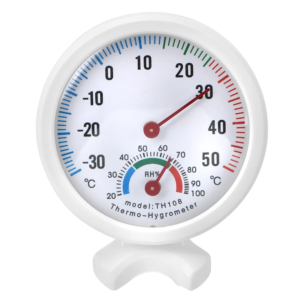 NICEYARD 2 в 1 термометр гигрометр в форме часов Измеритель температуры и влажности Калибр Мини Круглый настенный измерительный инструмент