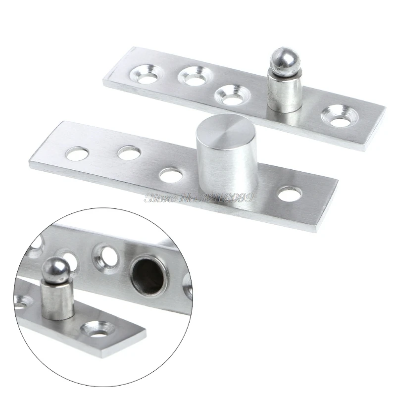 

Up Down Shaft Stainless Steel Door Rotating Hinge Pivot 75/100mm 360 Degree Sep12 Drop Ship