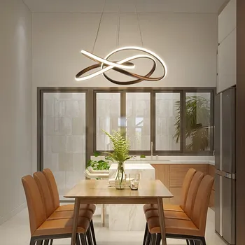 

Nordic Ring art Pendant Lamp Modern LED Pendant Light For Living room Bedroom Dining Room Hanging Lamp LED Pendant Lamp Indoor
