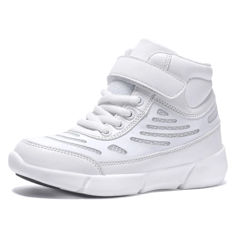 High Quality Kids Led Shoes Children High Top USB Charge Light Up Girls Shoes With Lights Boys Sports Sneakers High Quality Kids Led Shoes Children High Top USB Charge Light Up Girls Shoes With Lights Boys Sports Sneakers