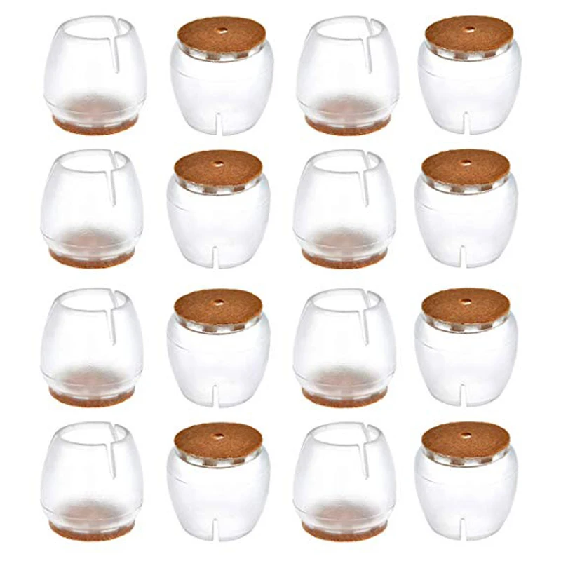 16pcs-Chair-Leg-Caps-Round-Transparent-Clear-Silicone-Table-Furniture-Leg-Feet-Tips-Covers-Felt-Pads