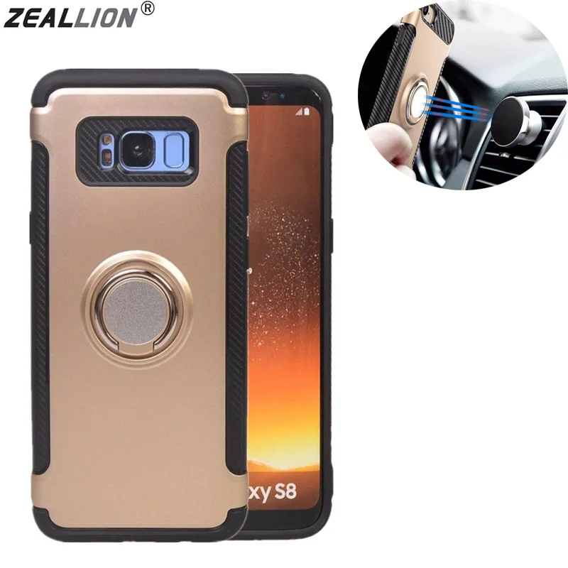 Zeallion для самсунга Galaxy S9 S8 S7 Plus J3 J5 J7 2017 EU чехол противоударный Гибридный кольцо