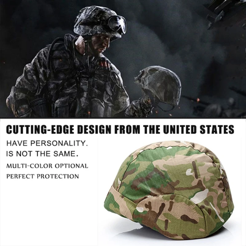 CS поле военный фанат шлем ткань Тактический шлем головной убор Скрытая камуфляж Крышка шлем ткань крышка