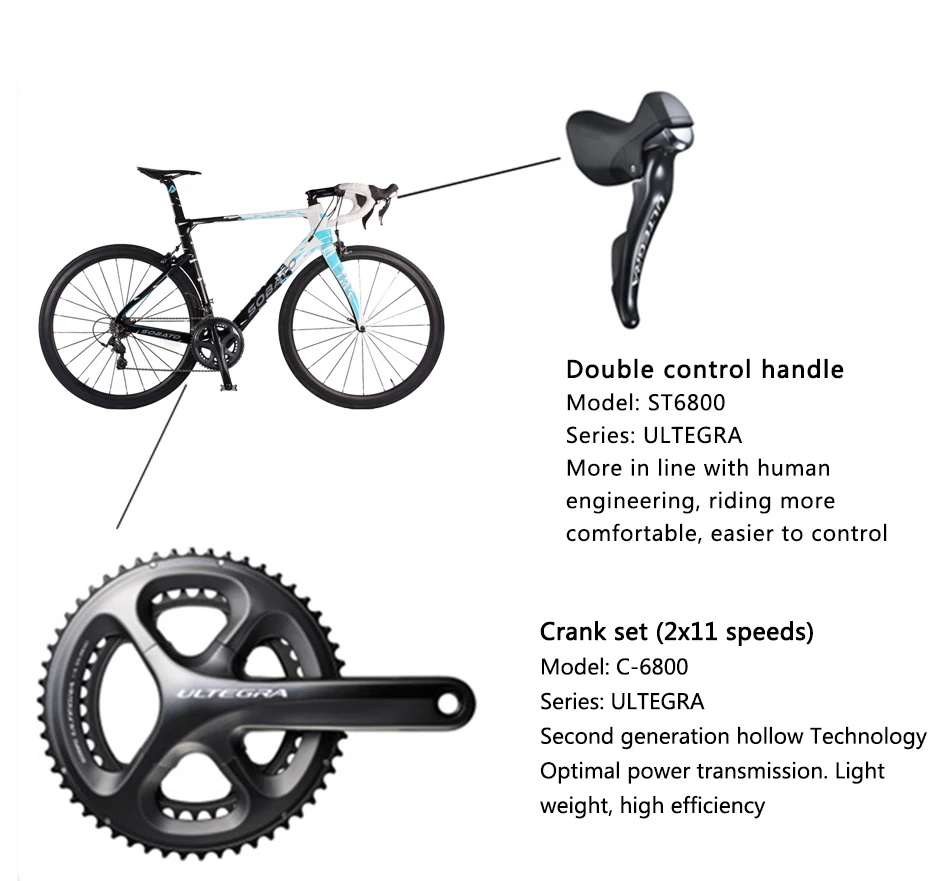 Flash Deal 7.5kg RAA Di2 Mechanical Carbon Road Bike Frame Wheels Crank Matt Electronic 56cm White Red Color 6 Flash Deal 7.5kg RAA Di2 Mechanical Carbon Road Bike Frame Wheels Crank Matt Electronic 56cm White Red Color 6