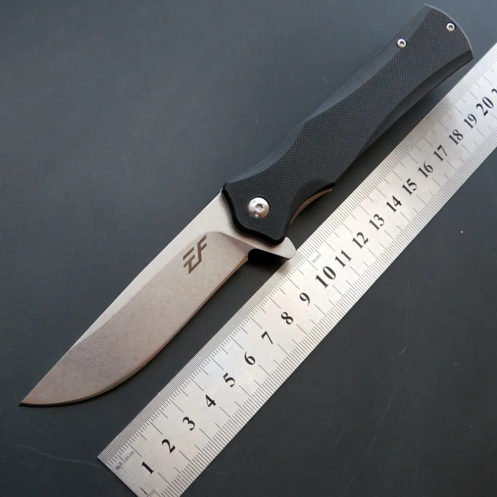 

Eafengrow EF73 58-60HRC D2 Blade G10 Handle Folding knife Survival Camping tool Hunting Pocket Knife tactical edc outdoor tool