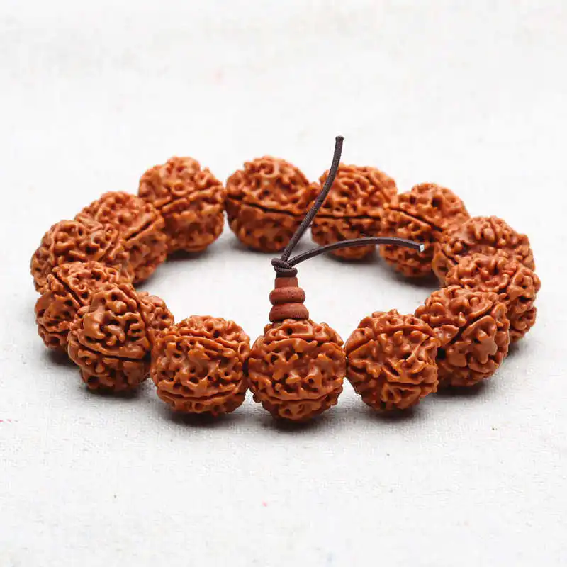 BRO853 Непал пять головок большой Rudraksha бриллиантовые бусины большие для