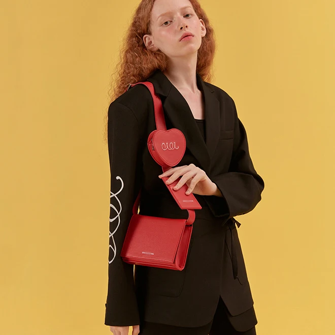 

bags for women handbag designer Cute design 2019 spring tide brand shoulder three-use bag female love combination slung pocket
