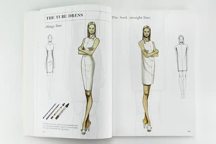 Neue Fashion Illustration Design Buch Fur Erwachsene Schmuck Hand Gemalt Manuskript Design Tutorial Kleidung Hardcover Buch Null Aliexpress