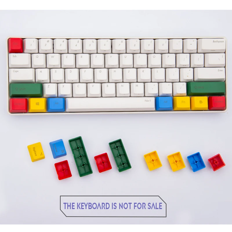 PBT RGBY 10pc OEM профиль топ/сторона печати Keycaps ключ съемник для Anne Pro2 механическая