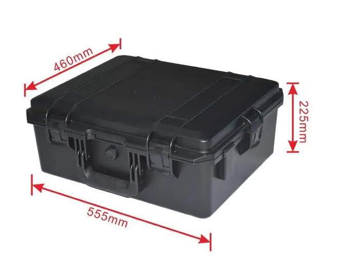 

Inner size 500*400*210mm hard shipping case with full standard cubes foam