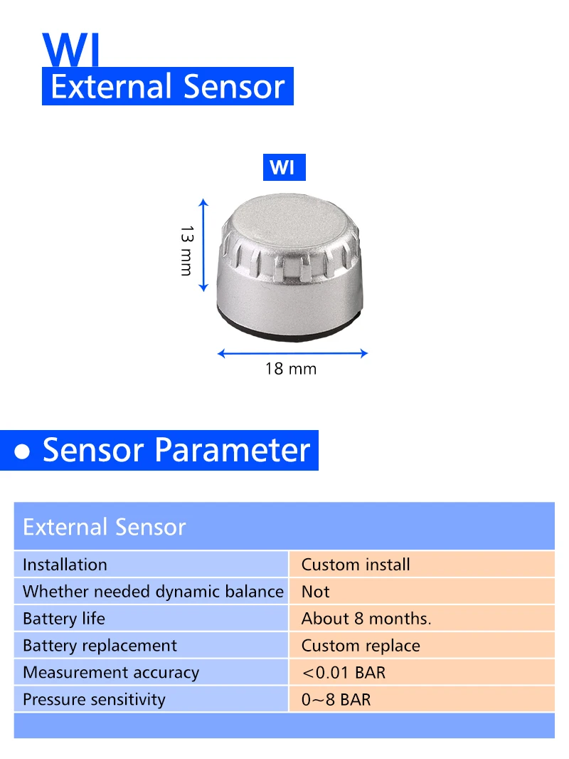 Умный автомобильный TPMS датчик контроля давления в шинах для автоматического устройства сигнализации давления Trye и частоты передачи 433,92 МГц