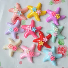 100 шт. смолы разноцветные Flatback Морская звезда Скрапбукинг ремесло украшения