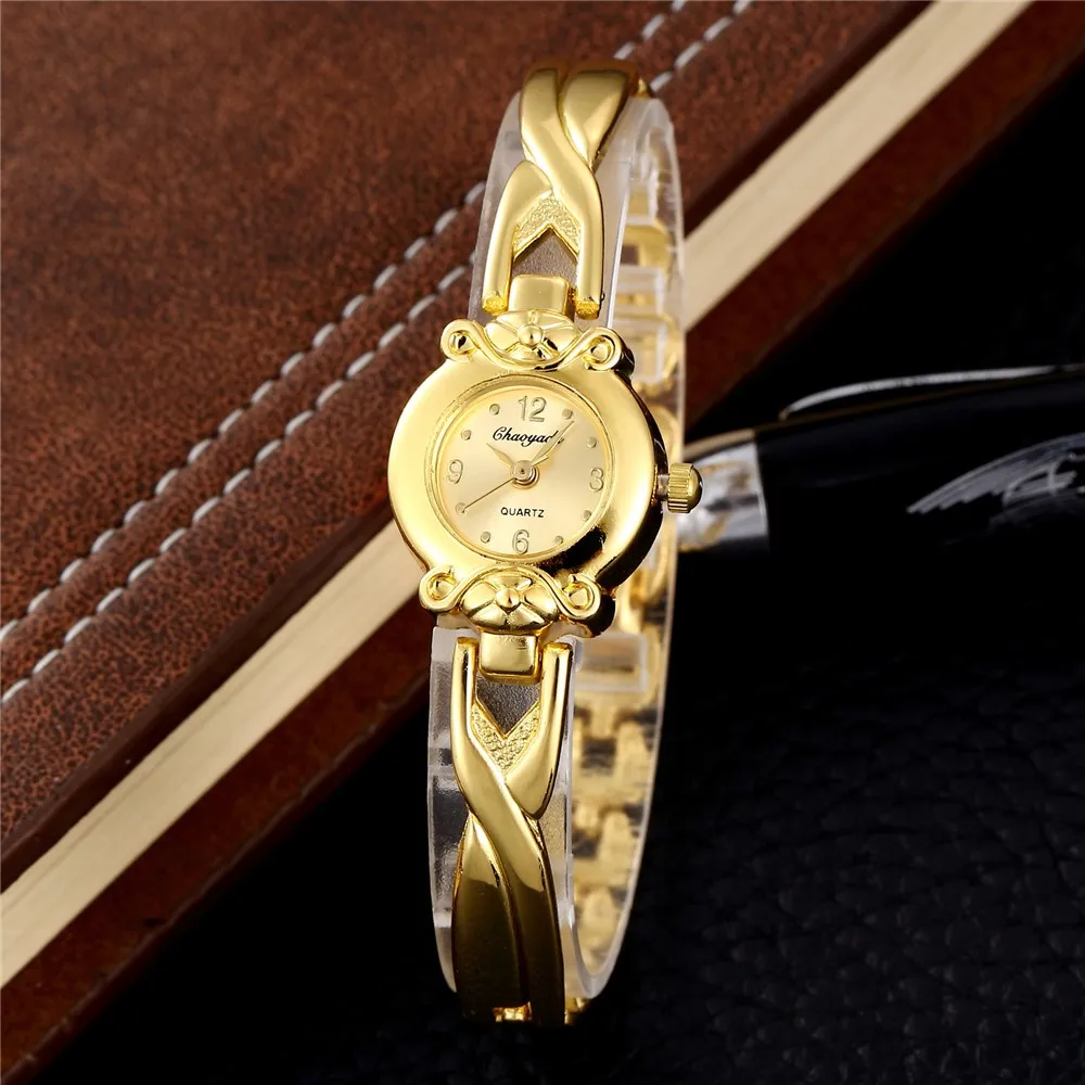 women's watches with matching bracelets Top Brand Quartz Watch Hodinky Women's Gold Bracelet Watches Casual Dress Steel Ceasuri Women Wristwatch Relogio Feminino bangle wrist watch