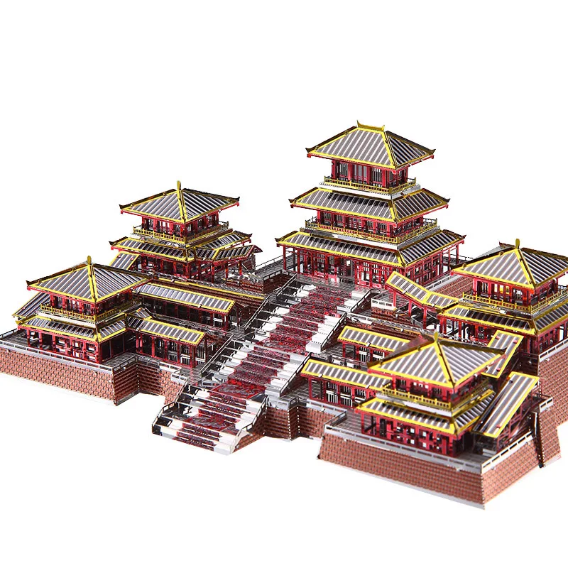 

Piececool DIY Metal Puzzle Toy EPANG Palace Model Building Kits Assembled Construction 3D Puzzle Kids Toys Adult Gift