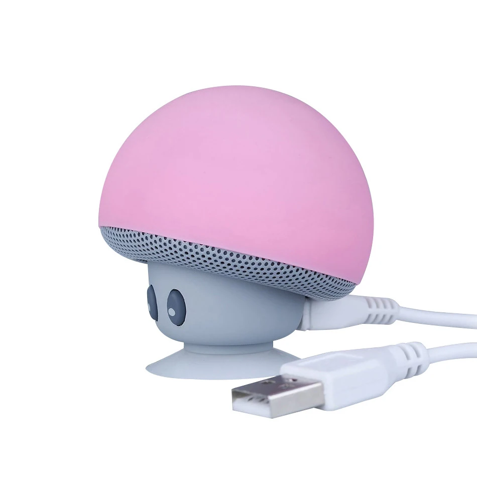 KEXU Мини Беспроводная портативная Bluetooth колонка Колонка в виде грибов мини для