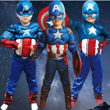 Attack On Titan Naruto 2016 New Hot Style Cosplay Anime Clothes Muscle Captain America Children Dance Performance Clothing