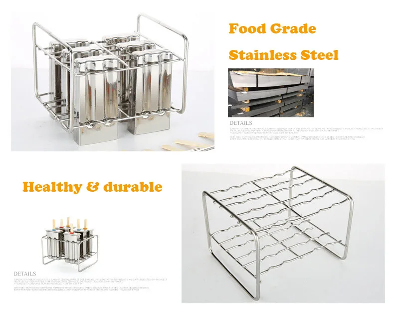 Нержавеющая сталь формы для мороженого держатель для леденцов палочки для мороженого держатель для мороженого