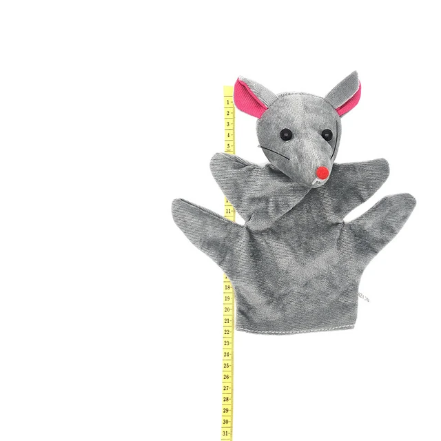 12PCS Animal Finger Puppet Plush Toy for Children Baby Favor Dolls Tell Story Props Cute Cartoon Fingerdoll Kids Soothing Baby 5