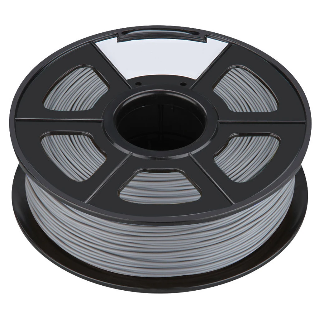 

3D Filament 3.0mm PLA for Print RepRap MarkerBot Rapman 1kg/2.2lbs, Silver