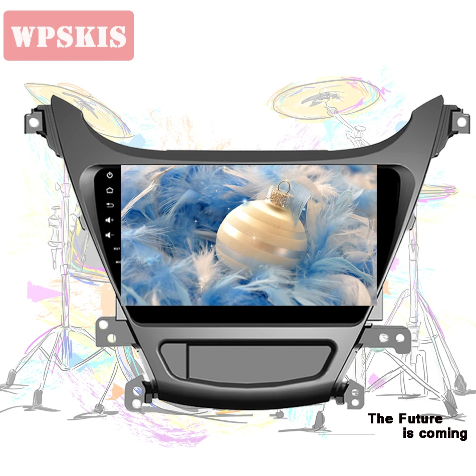 Excellent 4G Lte Android 9.1 4G+64G for HYUNDAI ELANTRA 2014+ Car DVD Player GPS Navi HU Video stereo Radio Tape Recorder Head Unit 4